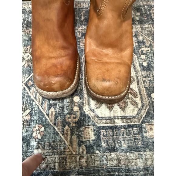 Frye Brown Leather Heeled Boots - Picture 4 of 11